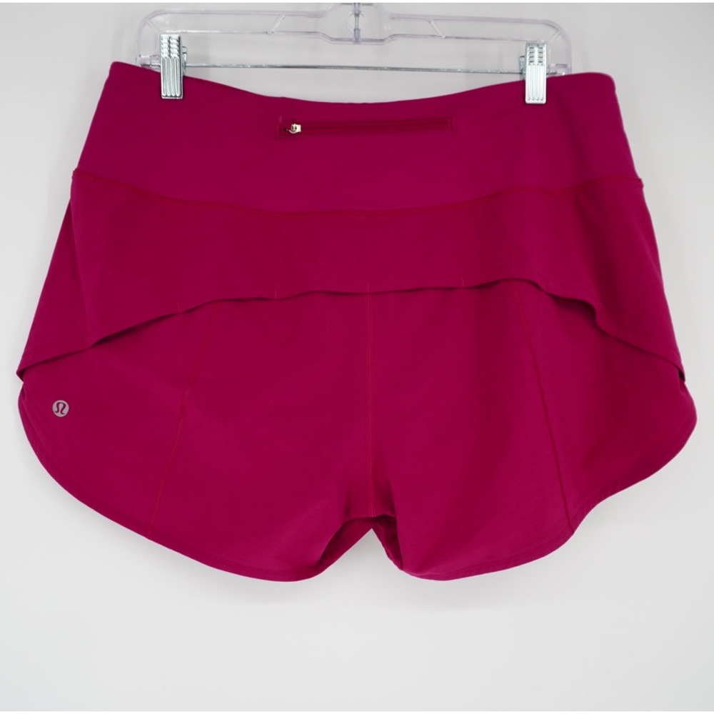 Lululemon Speed Up High-Rise Lined Running Shorts Magenta Pink Size 10